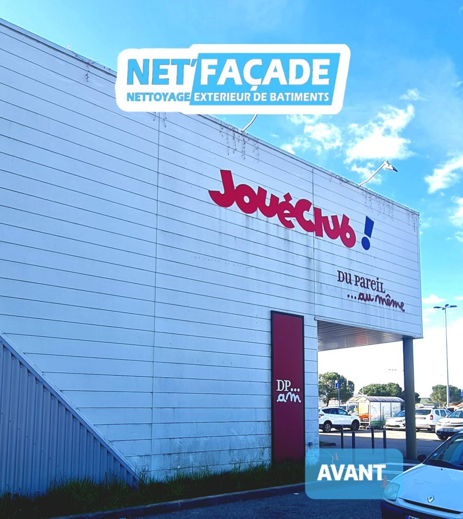 illustre la façade commerciale sale